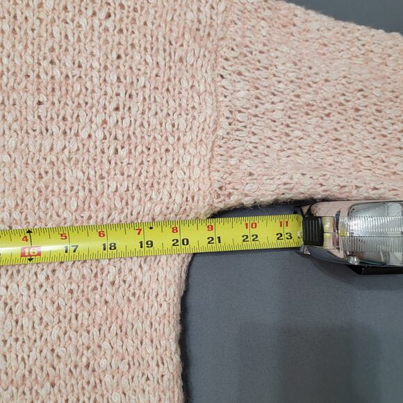 Madewell Sweater Women’s XS Blush Textured Knit Alpaca Wool Pullover Crew NWT - Picture 5 of 10